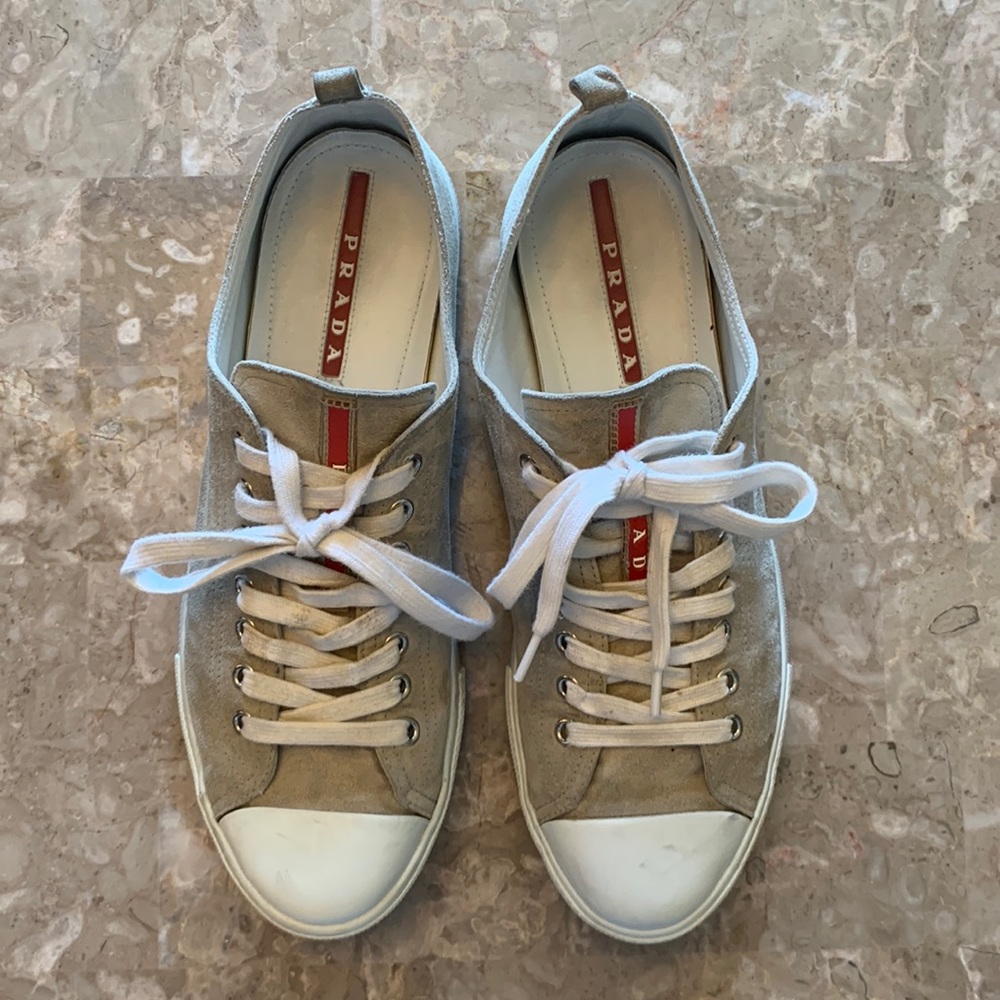Mens Prada Suede shoe